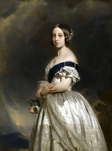 The Young Queen Victoria in 1837 [1842] by Franz Xaver Winterhalter [1805–1873]